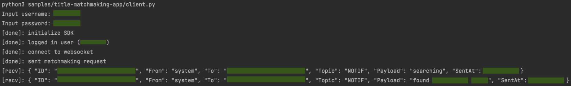 python-matchmaking